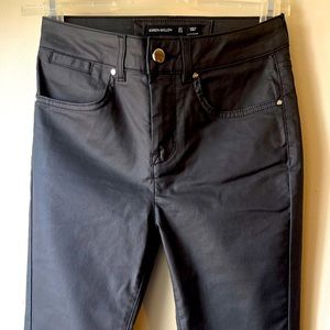 NWOT - Karen Millen leather look skinny stretch jeans / Women’s US 4